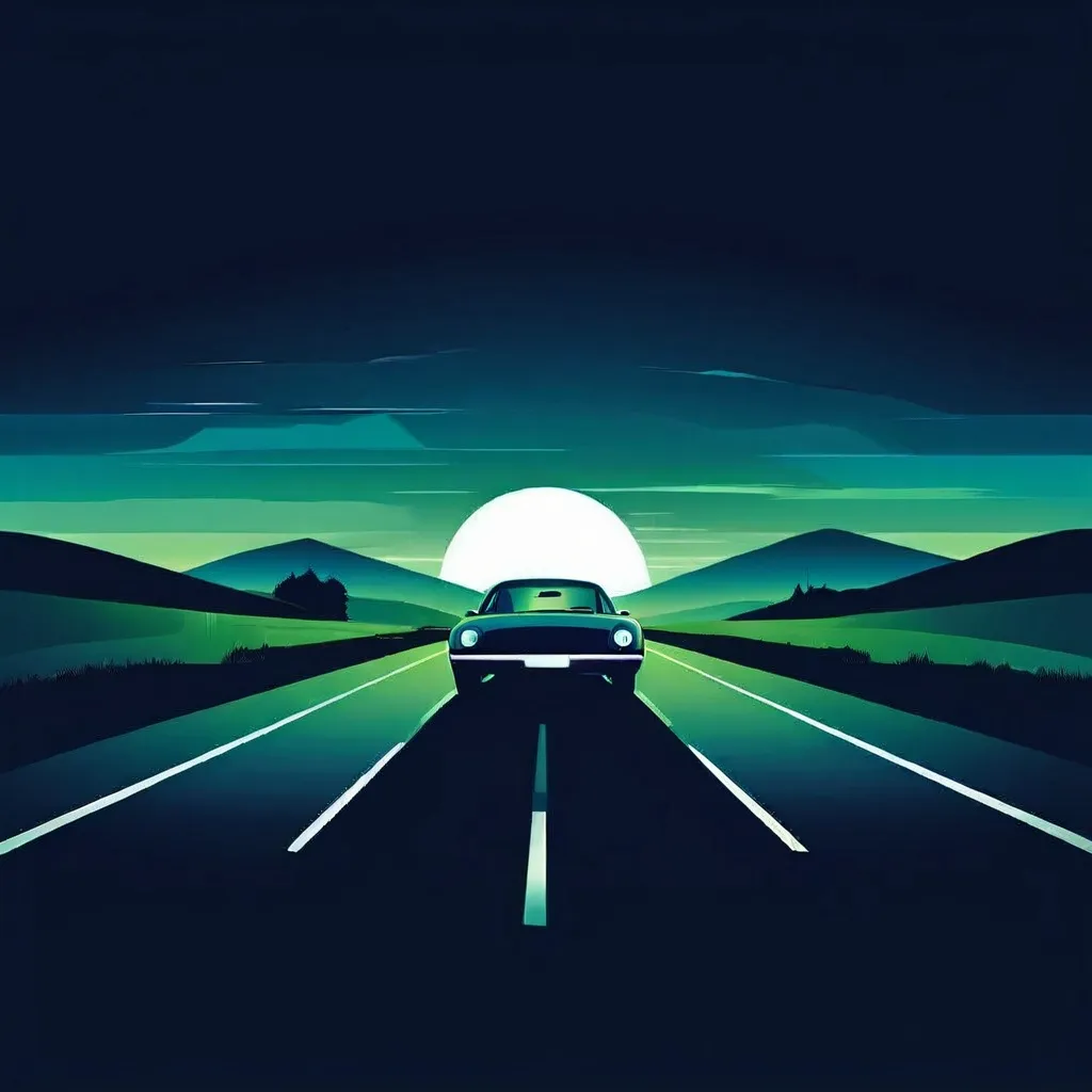 Normas de conducción nocturna en Austria: luces y luces de carretera fuera de poblado