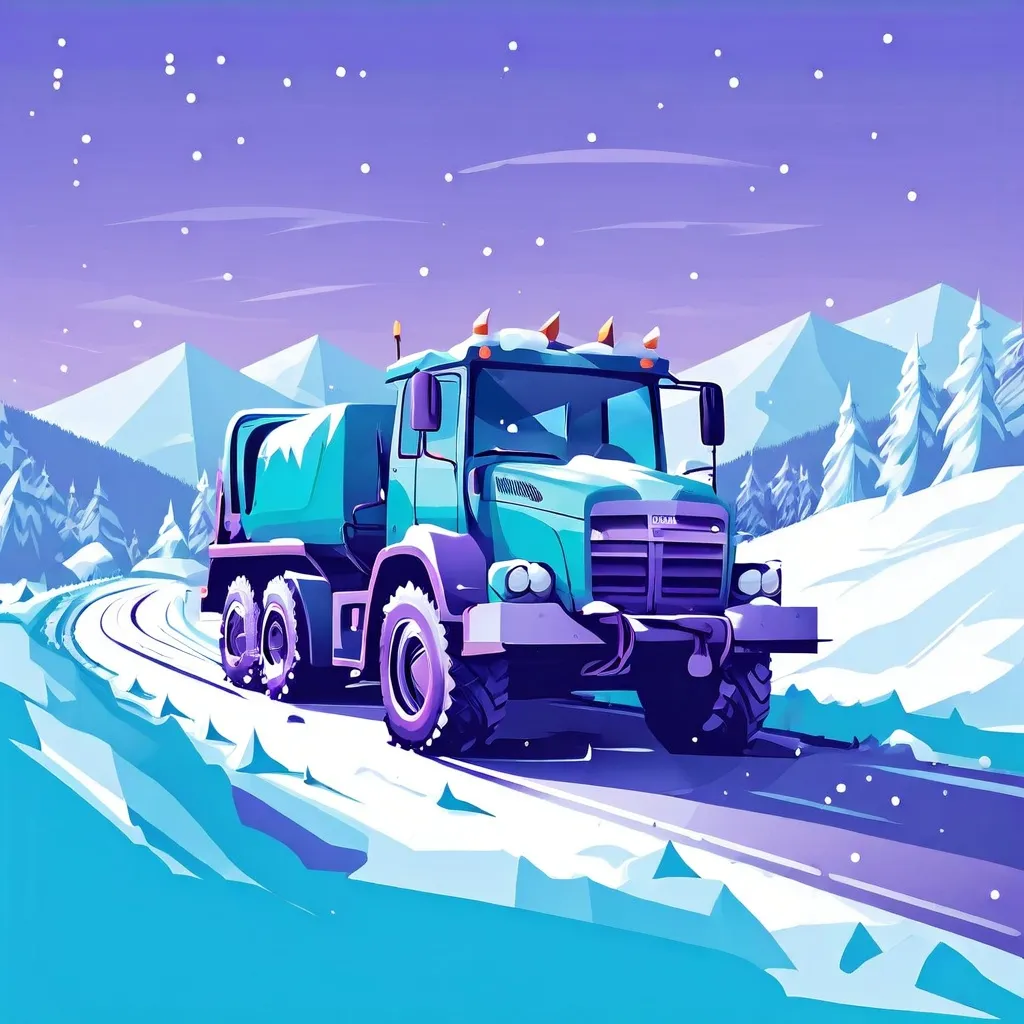 Véhicules de service hivernal autrichiens : règles de priorité et dangers de la conduite