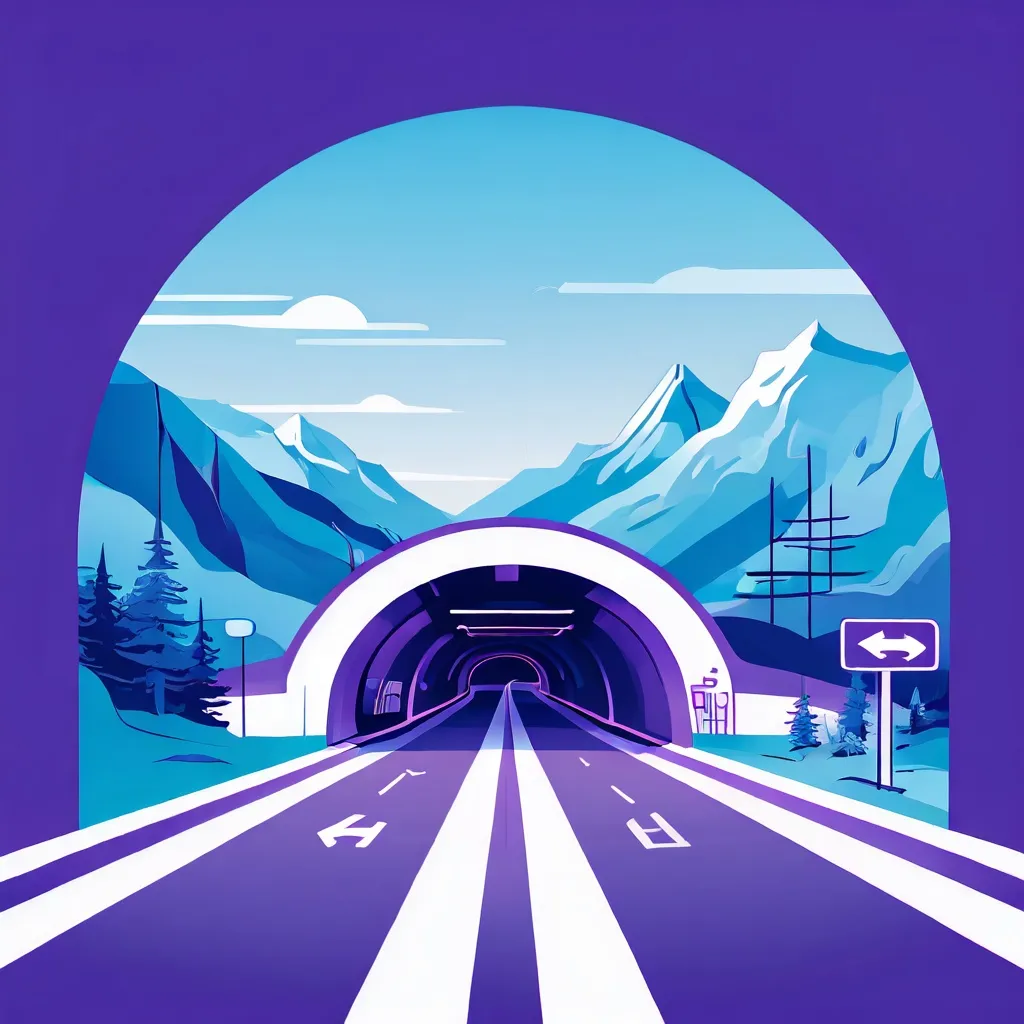 Jazda przez tunel Arlberg: przepisy, opłaty i alternatywy w Austrii