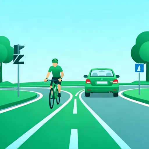 Artikelbild für Österreichische Kreisverkehrsregeln für Radfahrer: Vorrang und Sicherheit erklärt