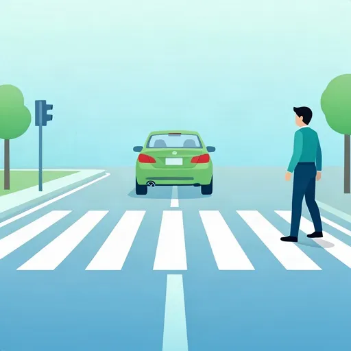 Artikelbild für Regeln für den Schutzweg in Österreich: Vorrang für Fußgänger am Zebrastreifen