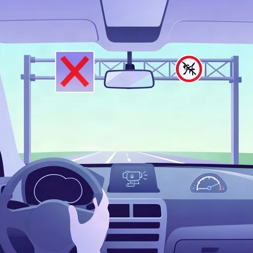 Variable Verkehrszeichen auf belgischen Autobahnen: Fahrstreifensignale und Geschwindigkeitsbegrenzungen