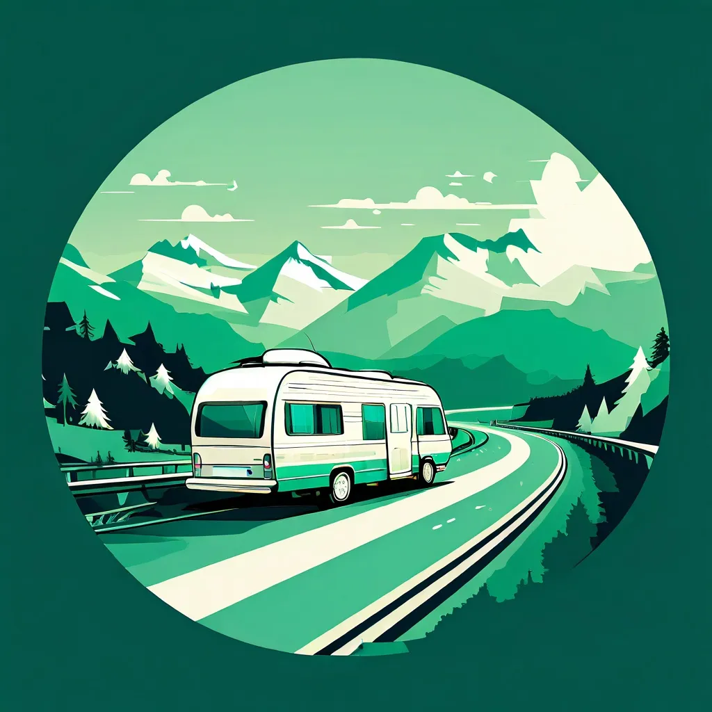 Règles de remorquage de caravanes en Suisse : Limites de vitesse, rétroviseurs et campings