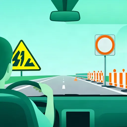 Límites de velocidad en zonas de obras en Alemania: reglas, multas y mitos