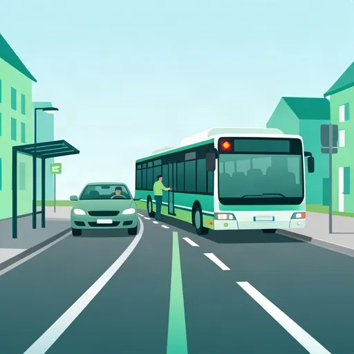 Ceder el paso a los autobuses y circular por carriles bus en Dinamarca: Normas de tráfico para conductores