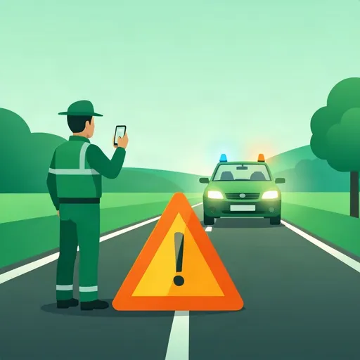 Artikelbild für Das PAS-Protokoll: Richtiges Verhalten bei Verkehrsunfällen in Spanien