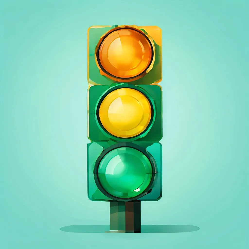 Spanische Regeln für gelbe Ampeln: Wann sicher anhalten vs. weiterfahren