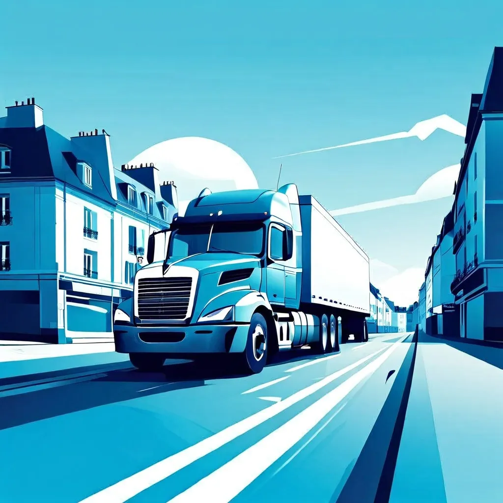 Poids lourds en France : virages larges et sécurité des angles morts pour les véhicules volumineux