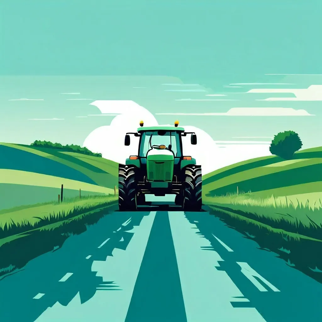 Conduire sur les routes rurales en France : tracteurs, animaux et visibilité réduite