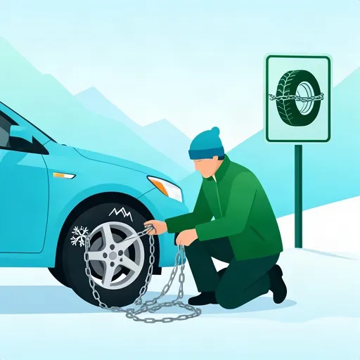Conducción en invierno en Francia: Reglas de equipamiento obligatorio de noviembre a marzo