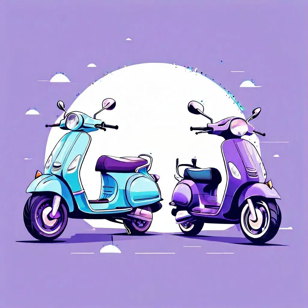 Scooter vs. Voiture : Une comparaison théorique des défis de conduite