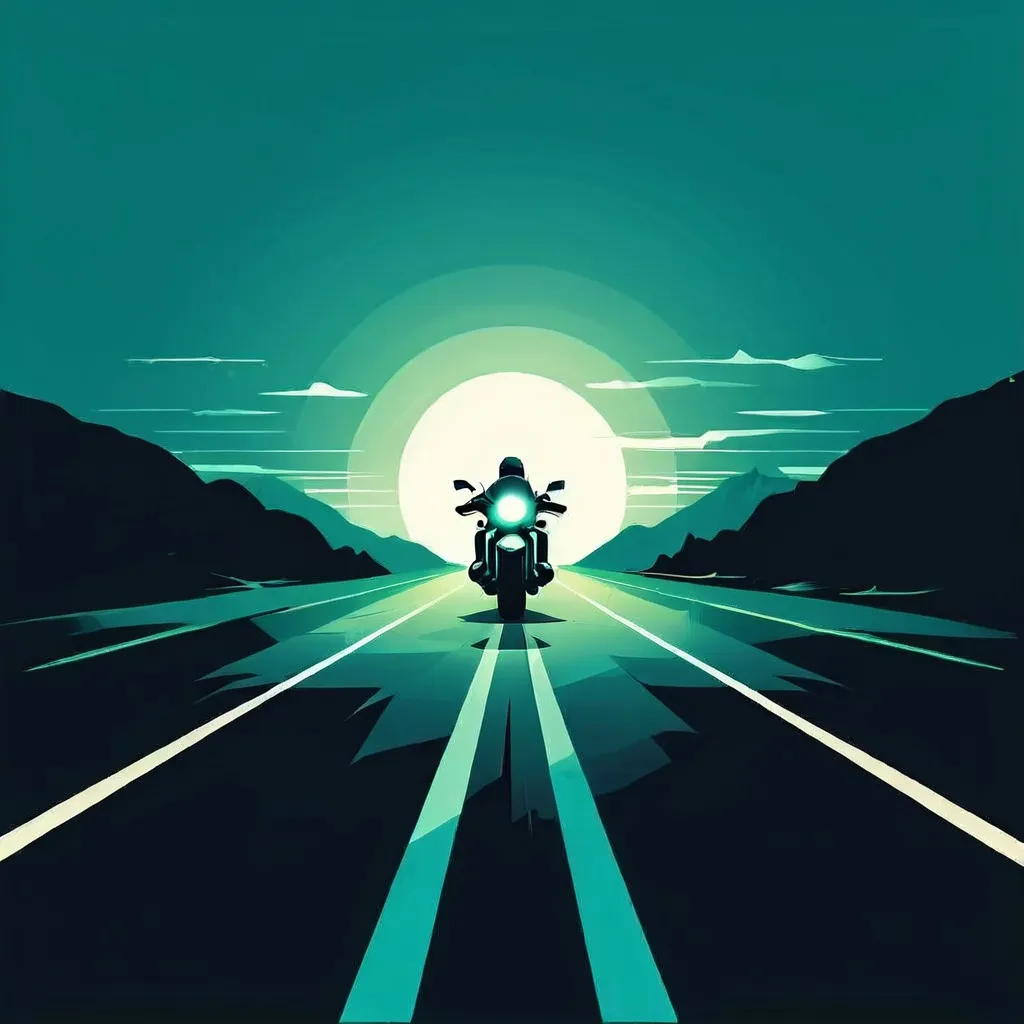Motorradfahren bei Nacht: Sichtlimits und Geschwindigkeitsanpassungen