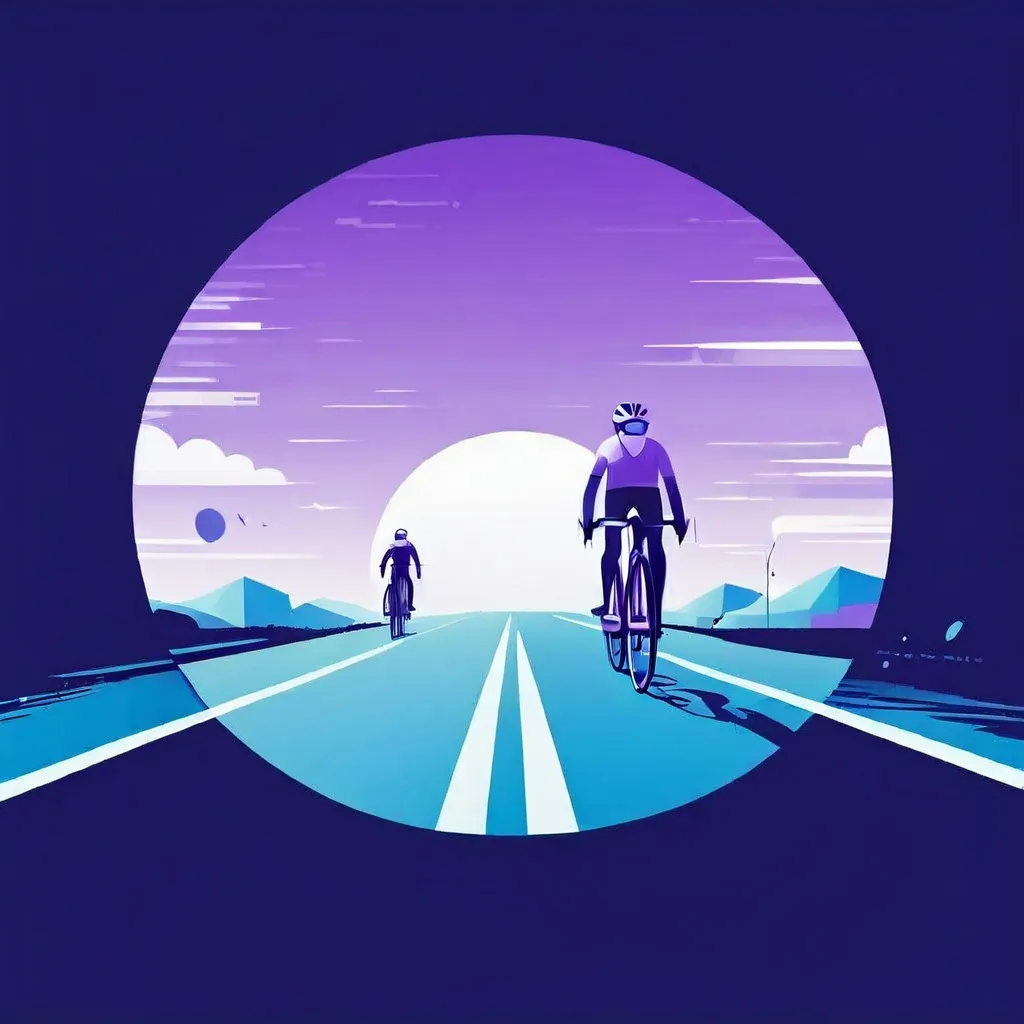 Sicheres Überholen und Interaktion mit niederländischen Radfahrern
