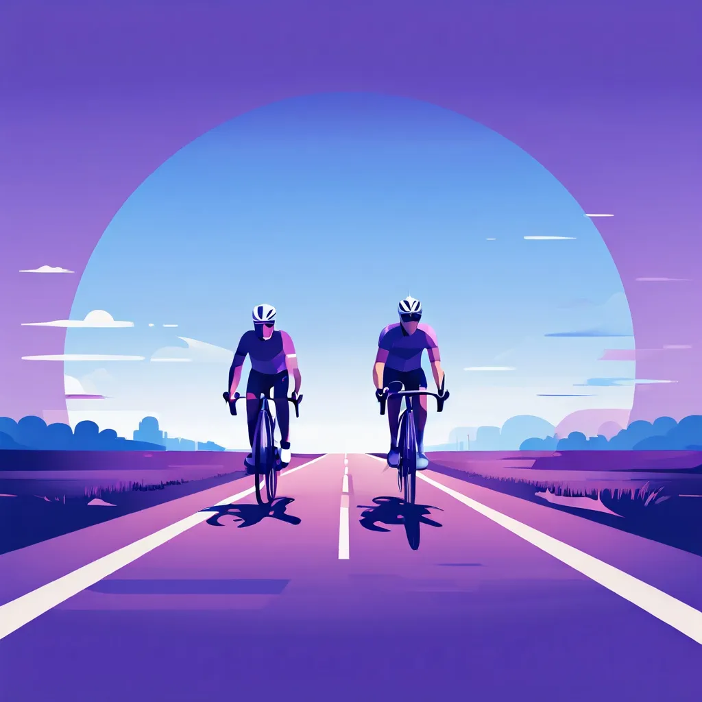 Kooperatives Fahren mit Radfahrern und Motorradfahrern in NL