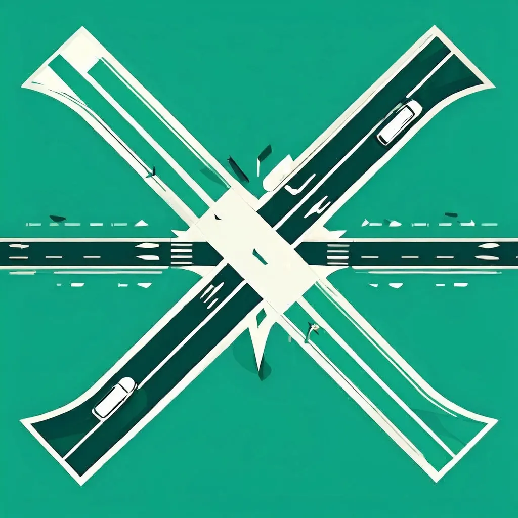 Vorfahrtregeln und Fahrstreifenwahl an polnischen Kreuzungen