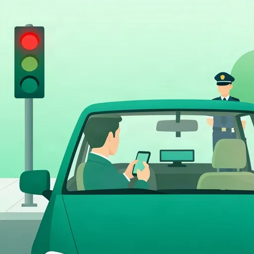 Artikelbild für Mobiltelefon- und Navigationsnutzung am Steuer: Polnische Rechtsvorschriften und Bußgelder