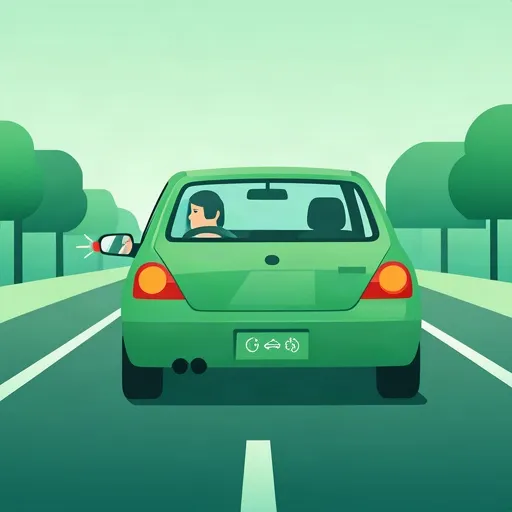 Artikelbild für Vermeidung häufiger Prüfungsfehler beim Fahrstreifenwechsel