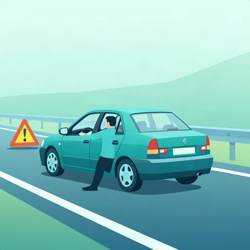 Artikelbild für Sicheres Wiedereinfahren auf die Autobahn nach einer Panne