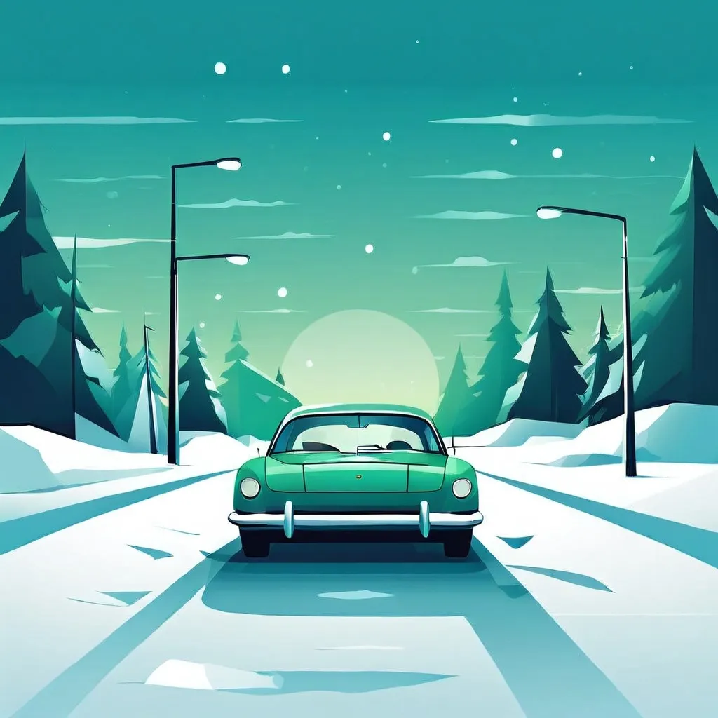Sicheres Parken unter schwedischen Winterbedingungen: Sicht und Behinderung