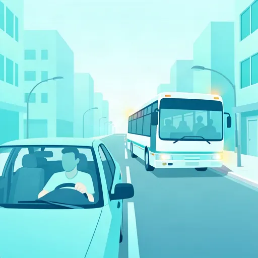 Obraz artykułu Reagowanie na nagłe zatrzymania taksówek i minibusów w tureckim ruchu miejskim
