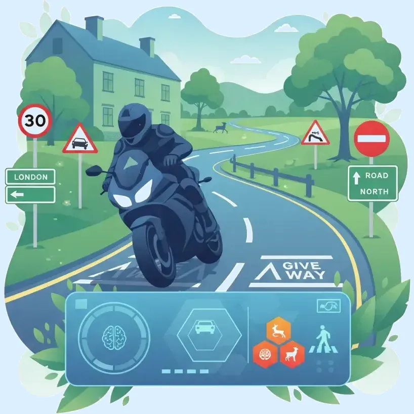 Image for the Motorcycle Theory GB driving theory curriculum