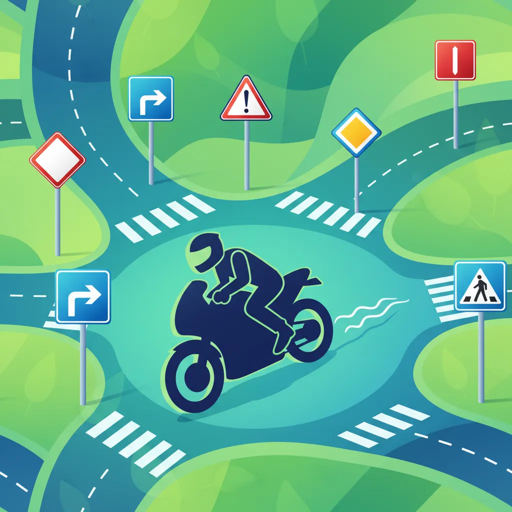 Obraz przedstawiający kurs teorii jazdy Teoria motocyklowa w Polsce A