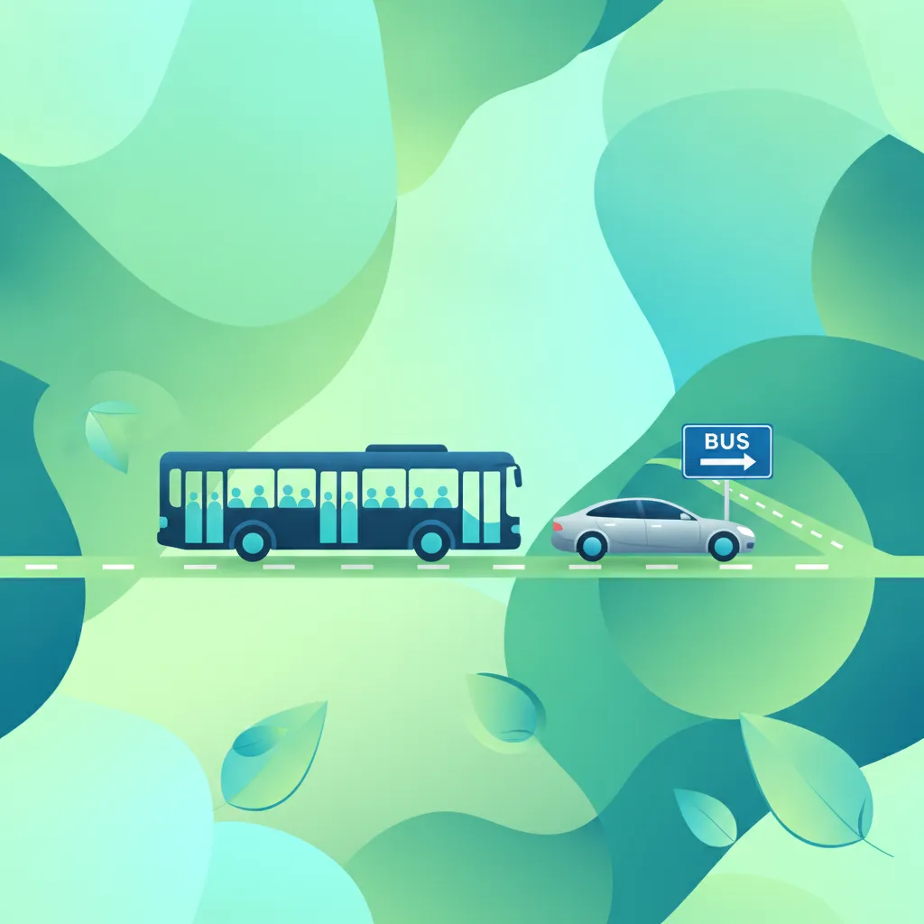 Korrekte Nutzung von Busspuren in Österreich Unterrichtsbild