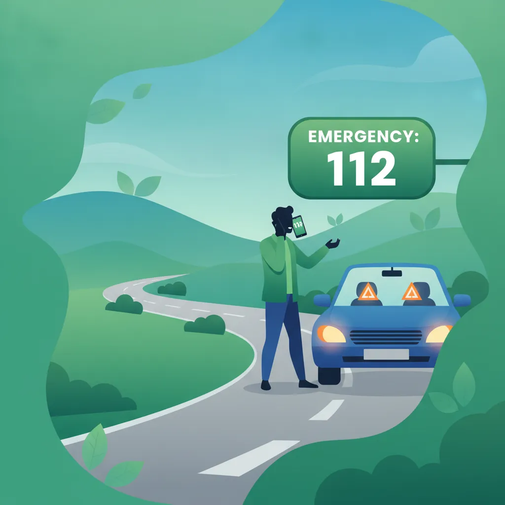 Emergency Response, Stop Positioning, and Use of 112 lesson image