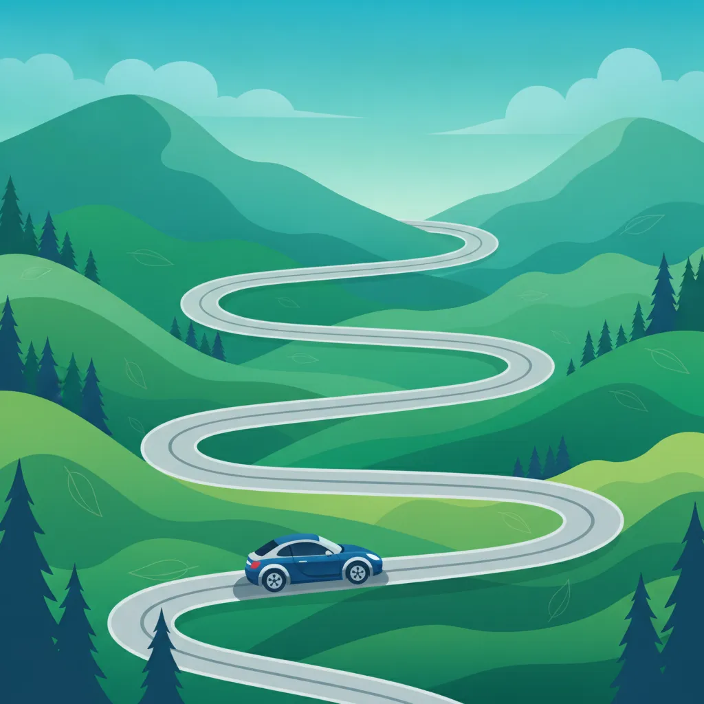 Image de la leçon Conduire sur les Routes Alpines, Pentes et Épingles à Cheveux
