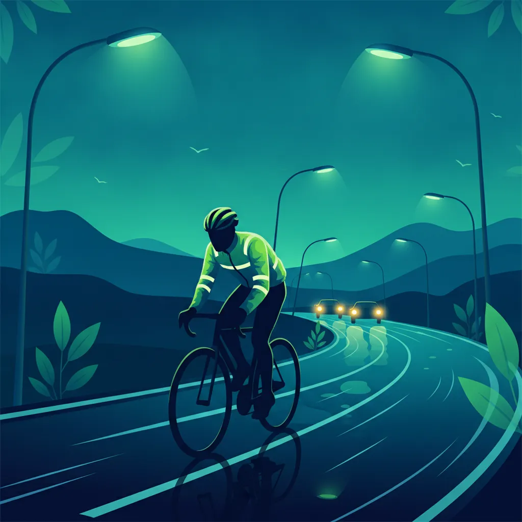 Nachtfahrten und Sichtbarkeitsherausforderungen Unterrichtsbild