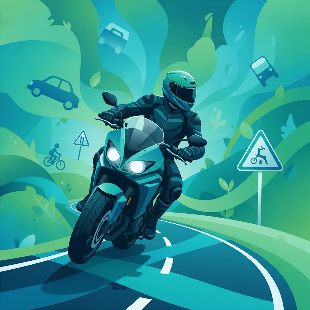 Defensive Fahrstrategien und Situationsbewusstsein Unterrichtsbild