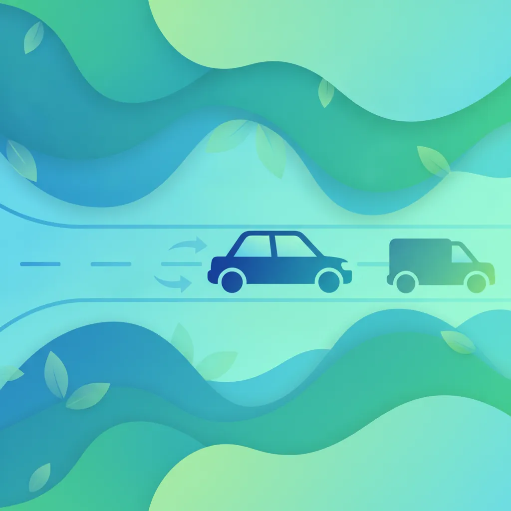 Überholen und Fahrstreifenordnung Unterrichtsbild