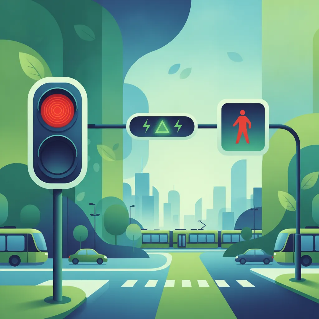 Ampeln und Signalsteuerung Unterrichtsbild