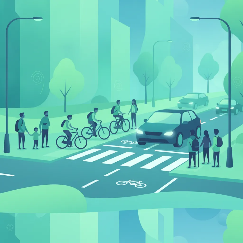 Pedestrian and Cyclist Crossings lesson image