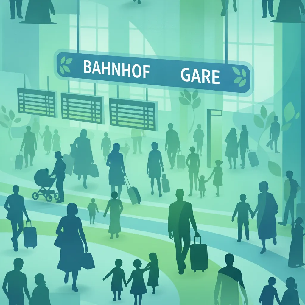 Swiss Driving Theory D: Navigating Busy Transport Hubs: Railway Stations and Airports