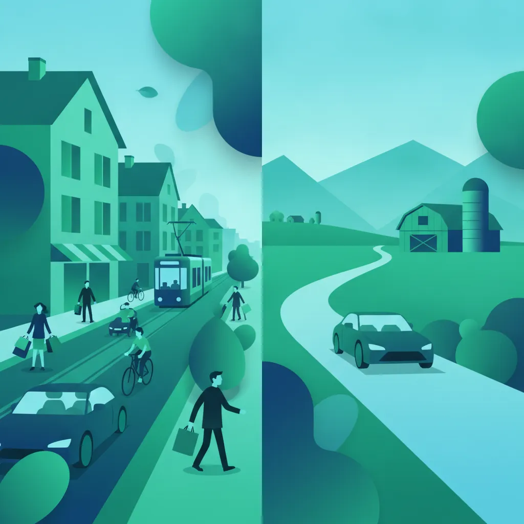 Road User Interaction in Urban vs Rural Settings lesson image