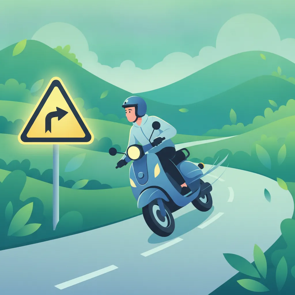 Wichtige Verkehrszeichen für Kleinmotorradfahrer Unterrichtsbild