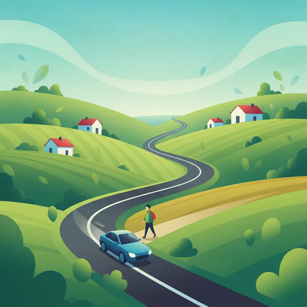 Imagen de la lección Características de las carreteras rurales y de clase B