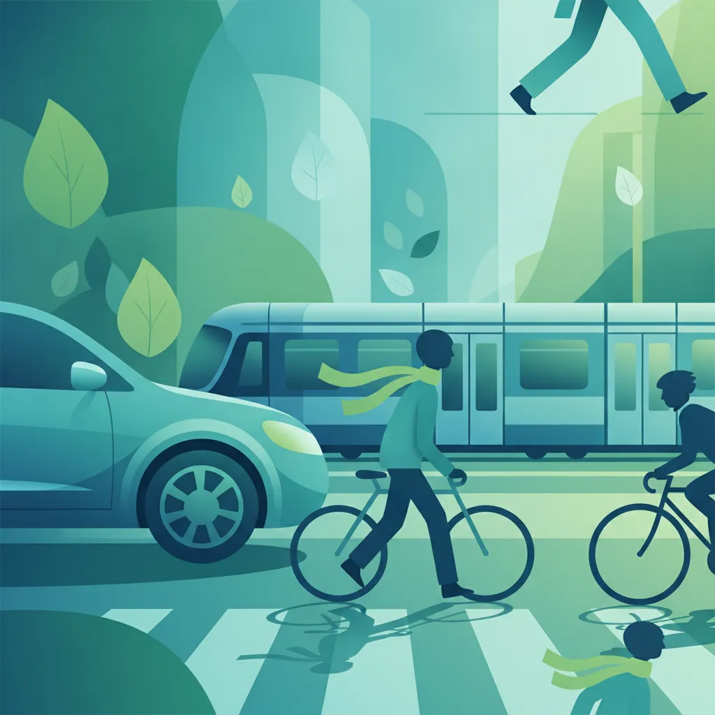 Imagen de la lección Interacción con Peatones, Ciclistas y Transporte Público