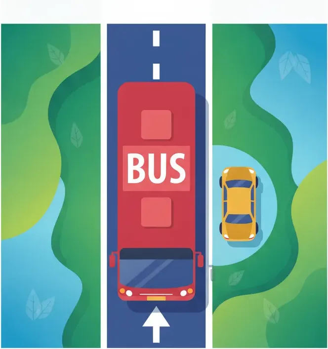 Imagen de la lección Carriles bus y normas de prioridad