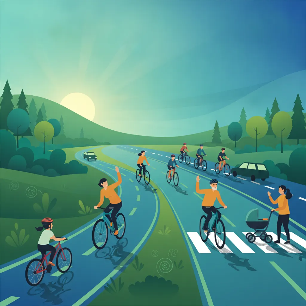 Imagen de la lección Ciclistas e Infraestructura Ciclista