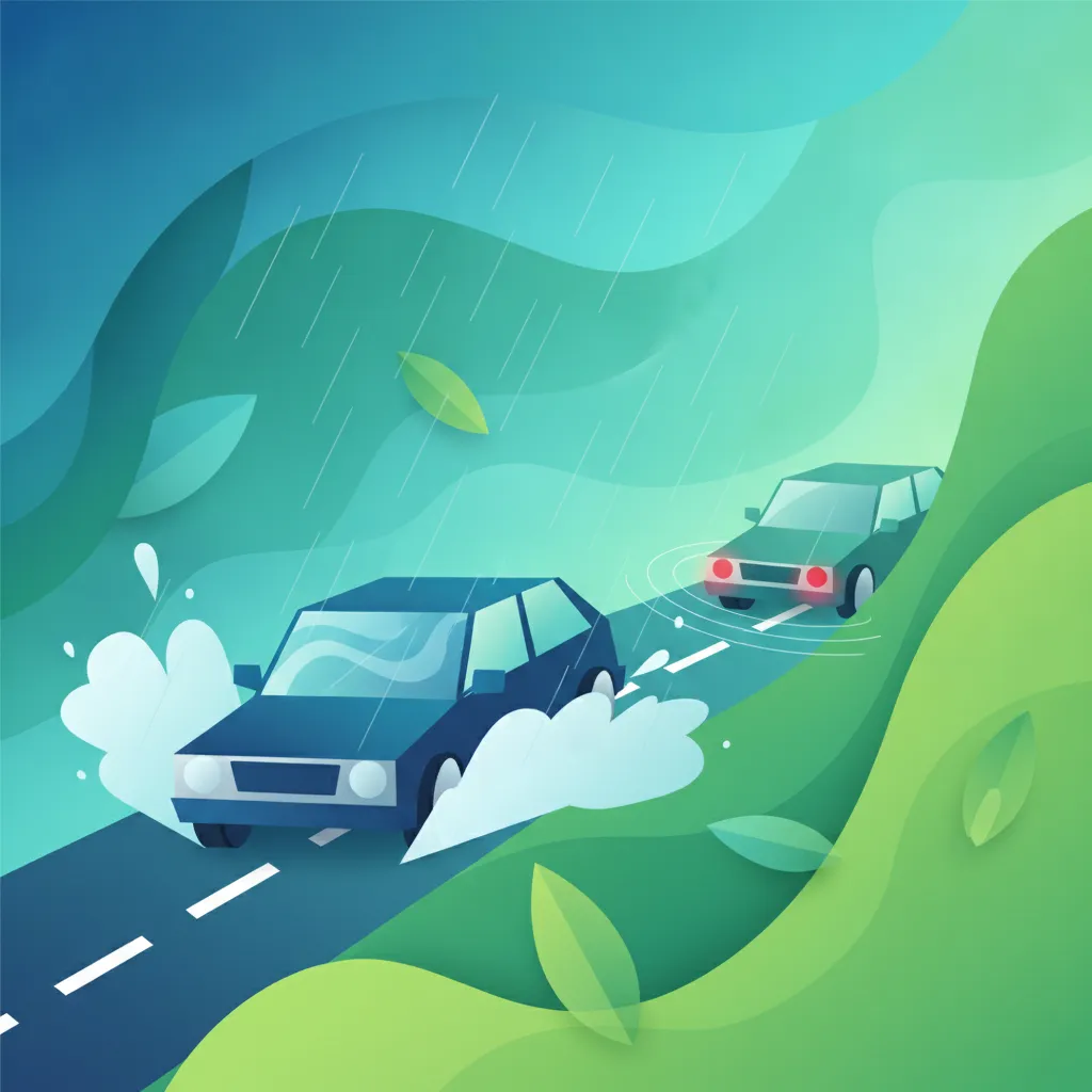 Imagen de la lección Impacto del clima en las condiciones de la carretera y estrategias de conducción