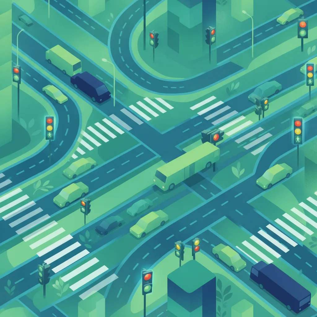 Ampeln und Signalisierung Unterrichtsbild