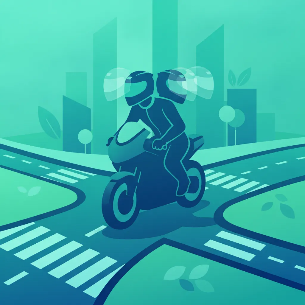 Obraz lekcji Strategie wizualnego skanowania dla motocyklistów