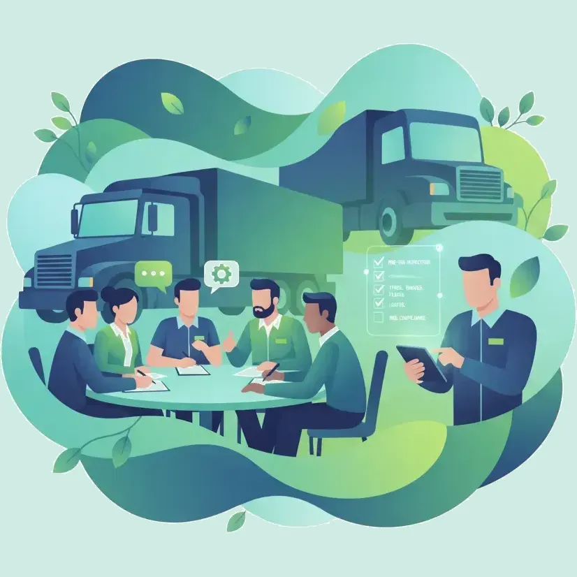 Image de la leçon Responsabilités professionnelles des conducteurs de poids lourds
