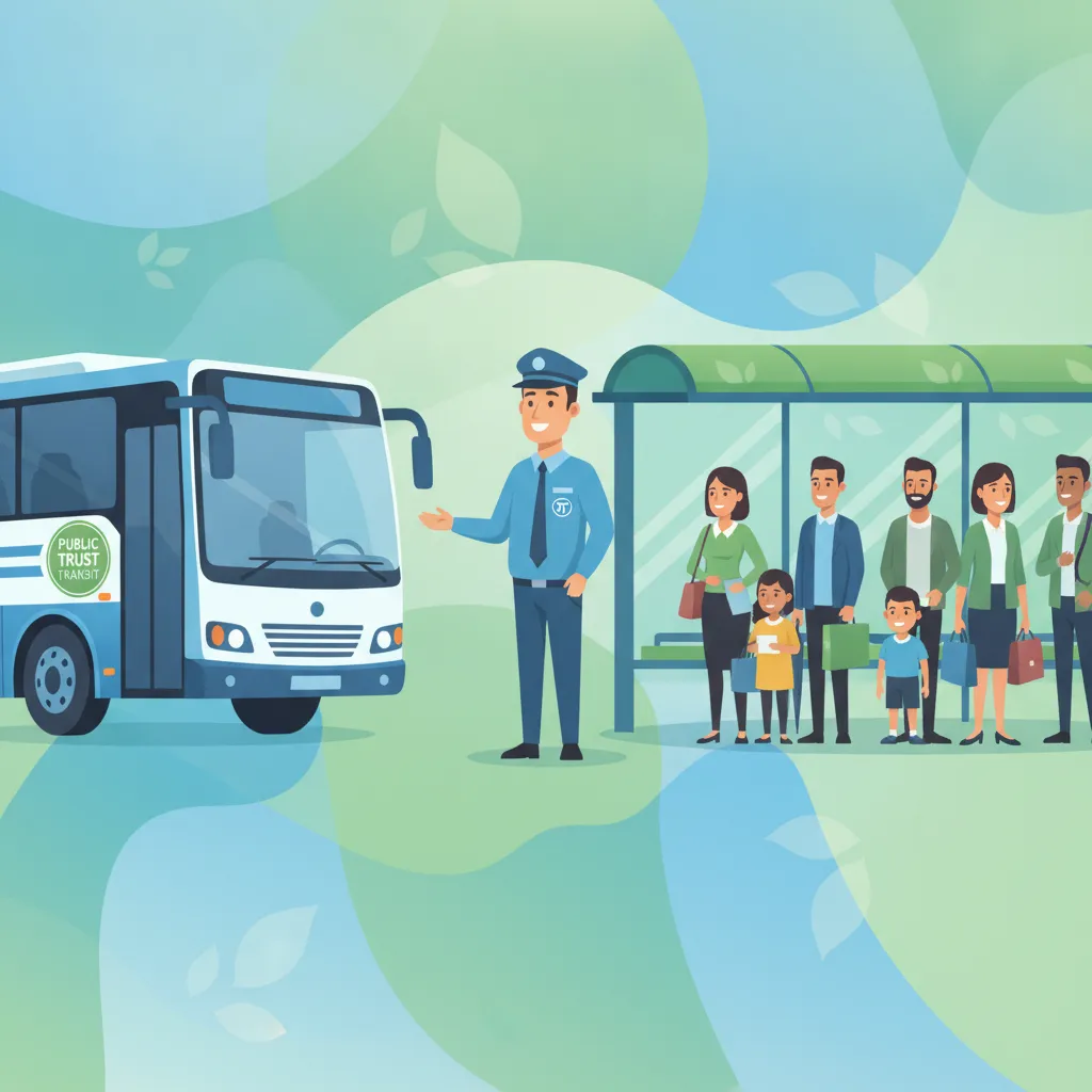 Berufsbild und öffentliches Vertrauen im Busverkehr Unterrichtsbild