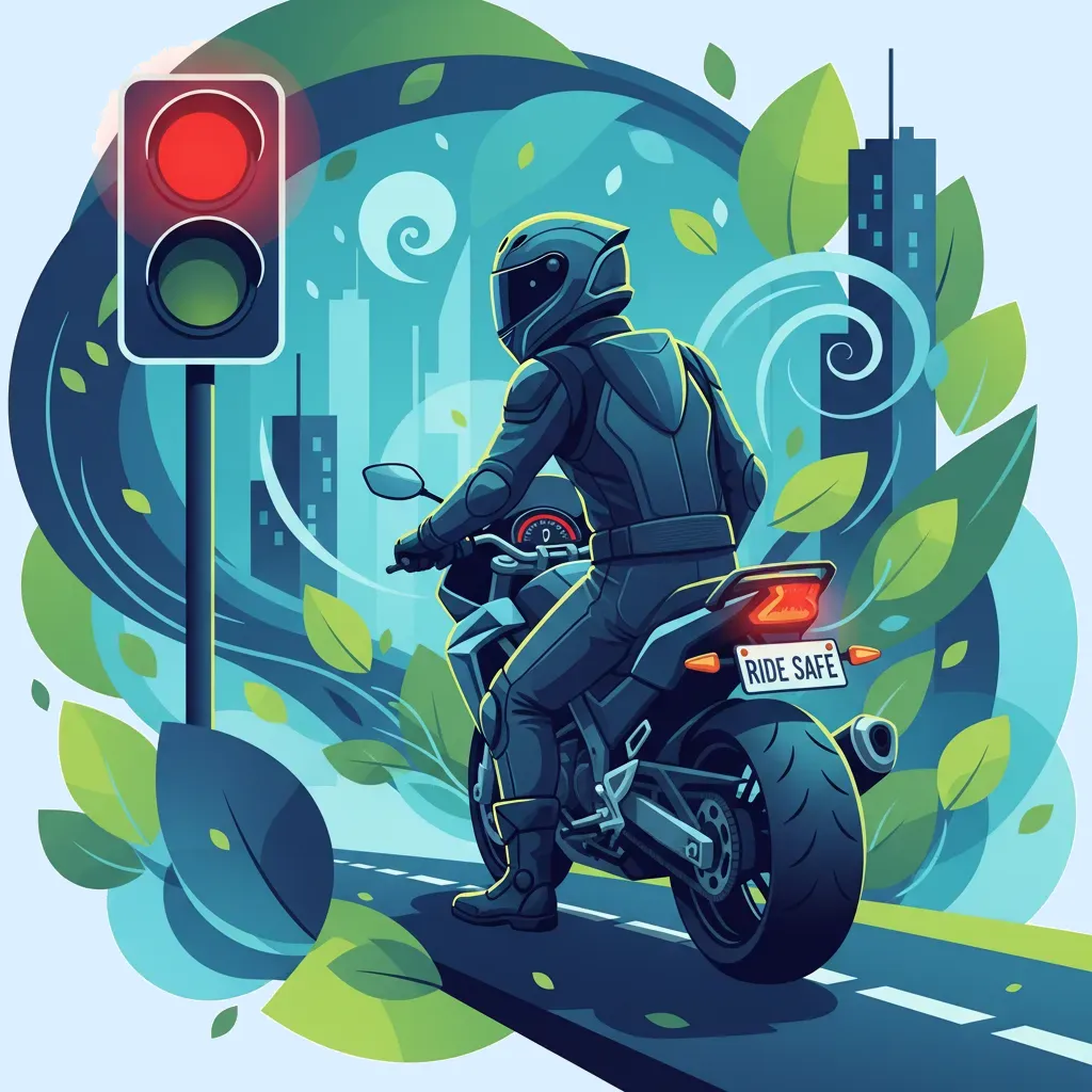 Rechtliche Anforderungen für Motorradfahrer Unterrichtsbild