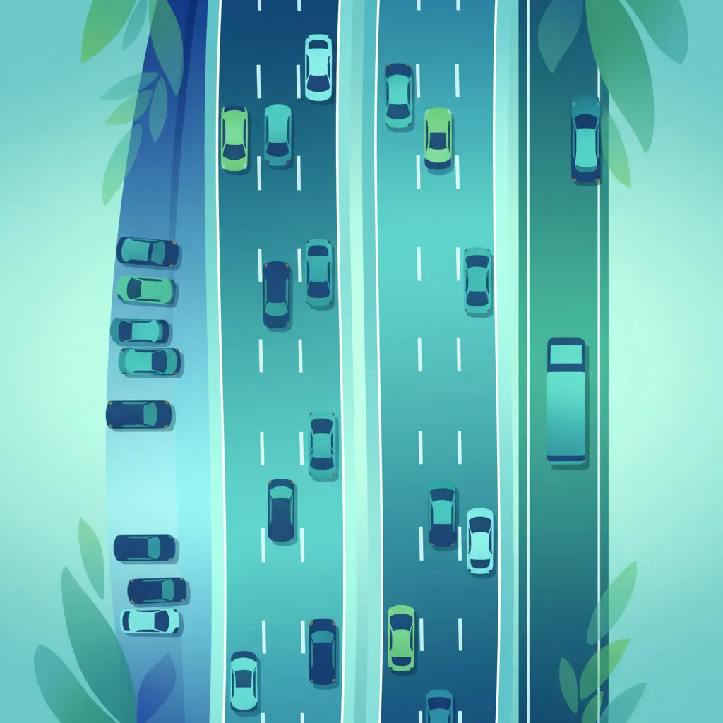 Imagem de visão geral da lição Utilização de Vias de Trânsito, Berma e Vias de Serviço