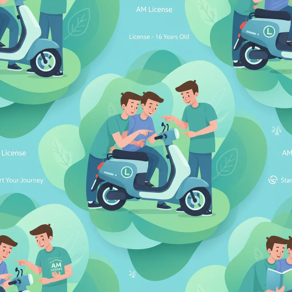 Anforderungen für die AM-Fahrerlaubnis Unterrichtsbild
