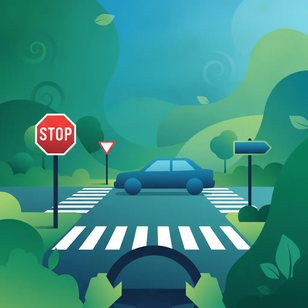 Image de la leçon Aborder et franchir les intersections